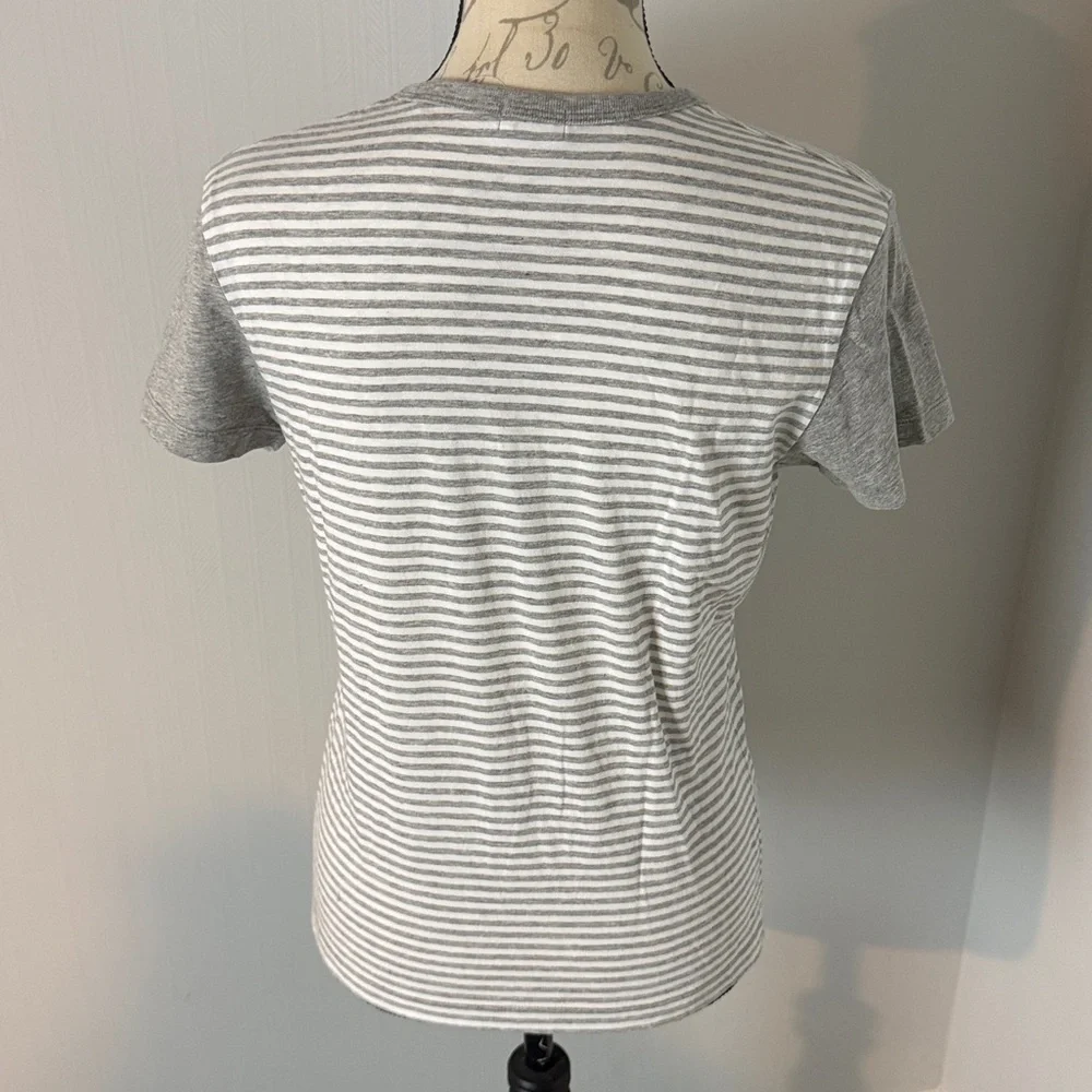J. Crew 100% Cotton T-shirt Stripes size Small